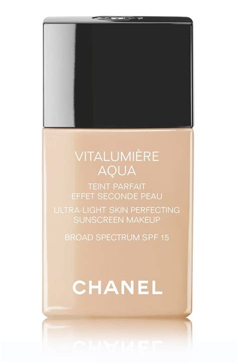 chanel 307 aqua|Chanel vitalumière aqua sunscreen.